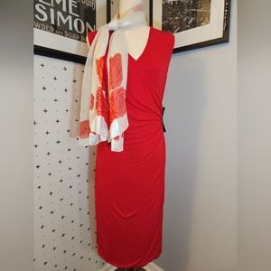 Ralph Lauren Red Dress Bodycon, LRG